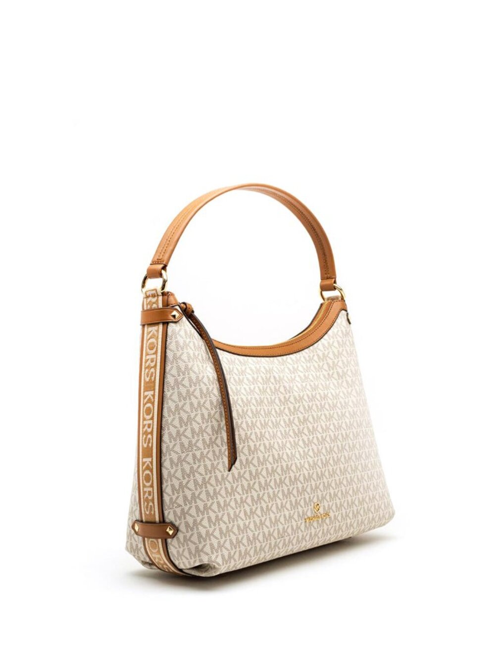 MICHAEL Michael Kors Maeve Large Hobo - Vanilla/Luggage